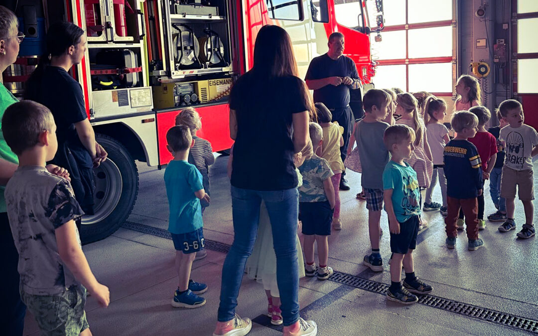 Besuch bei der Feuerwehr